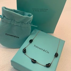 Tiffany & Co. Black Jade Necklace